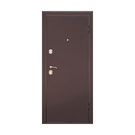 Дверь входная металлическая Дверной континент Интерио Темный Орех правая 960х2060 мм