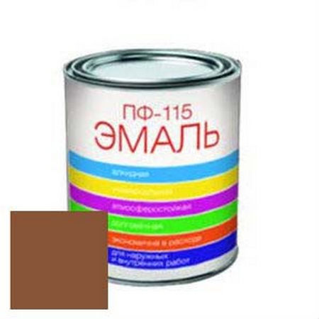 Эмаль Colorist ПФ-115 60 кг коричневая