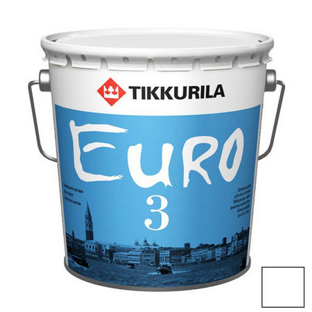 Краска латексная Tikkurila Евро-3 А 9 л