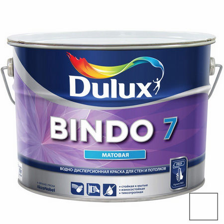 Краска Dulux Bindo 7 BW 10 л