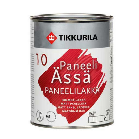 Лак Tikkurila Paneeli Assa EP матовый 9 л